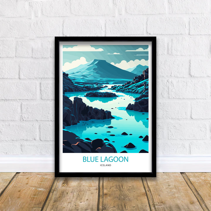 Iceland Travel Poster