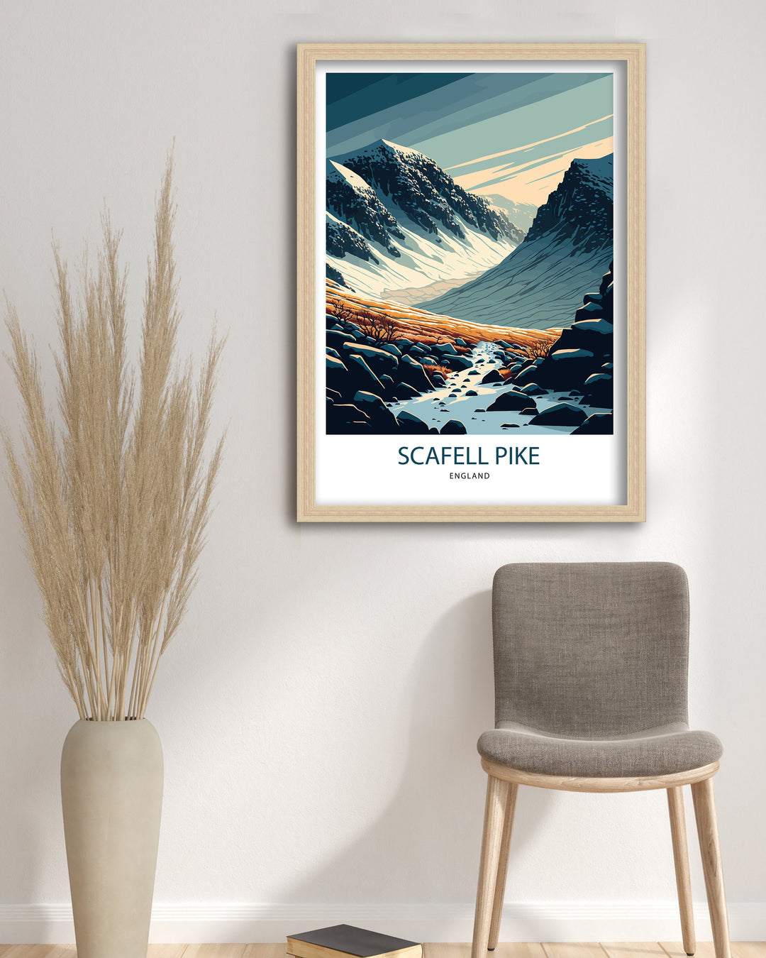 Scafell Pike Travel Poster