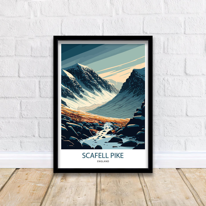 Scafell Pike Travel Poster