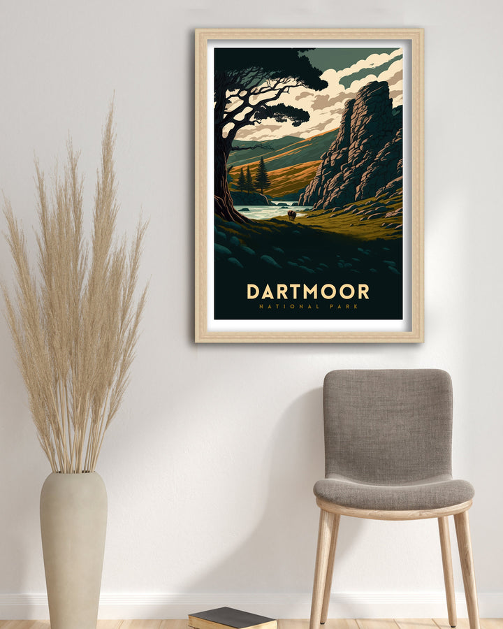 Dartmoor Travel Poster