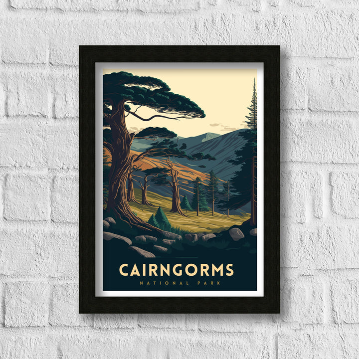 Cairngorms Travel Poster