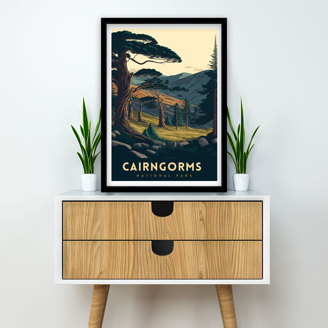 Cairngorms Travel Poster