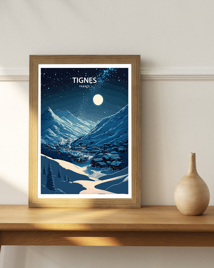 Tignes Travel Poster