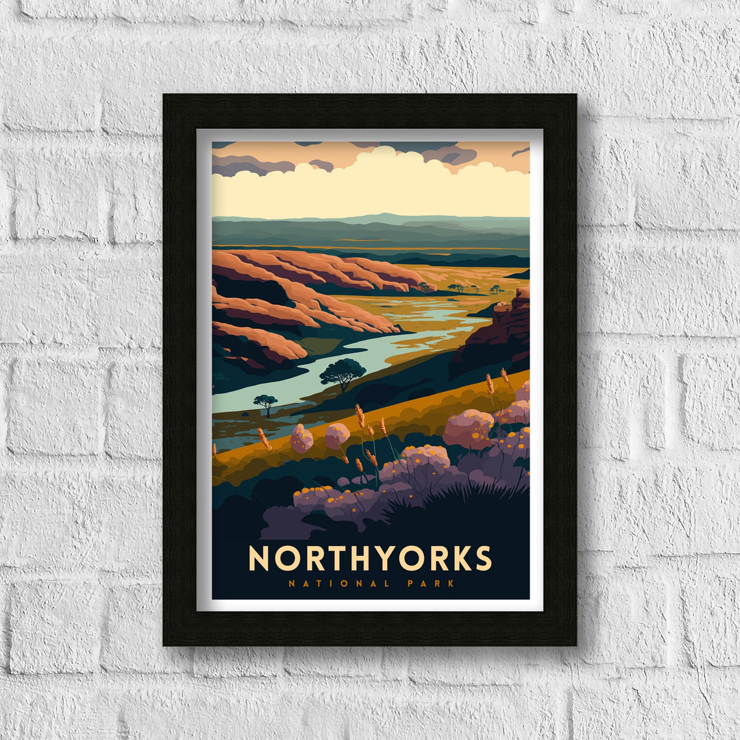 North York Moors Travel Poster