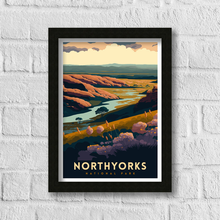 North York Moors Travel Poster