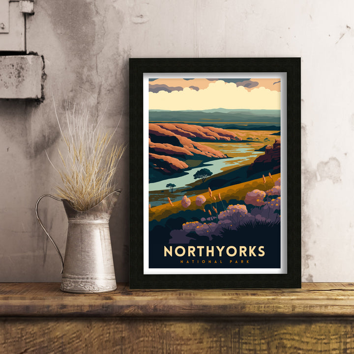 North York Moors Travel Poster