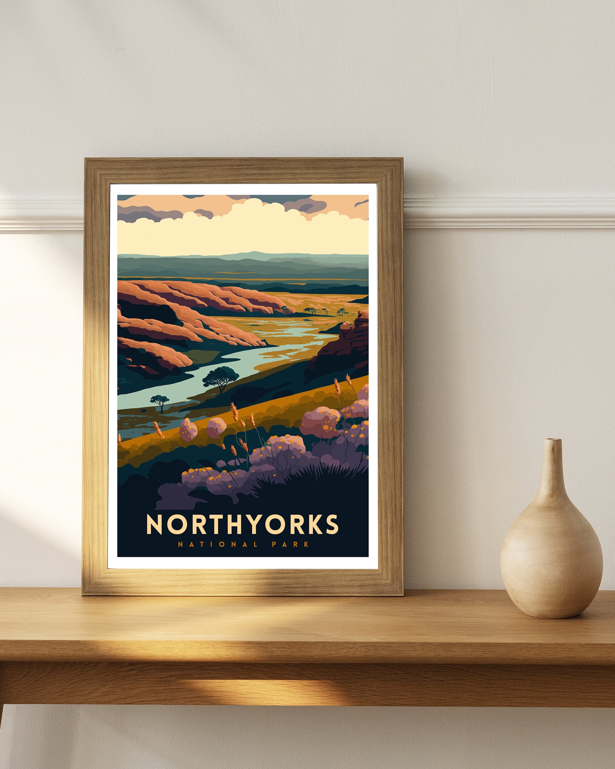 North York Moors Travel Poster