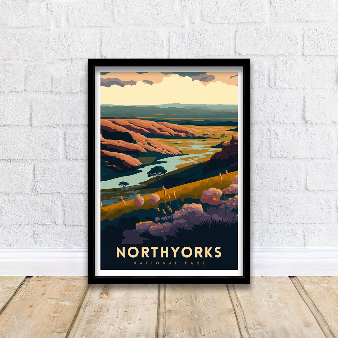 North York Moors Travel Poster