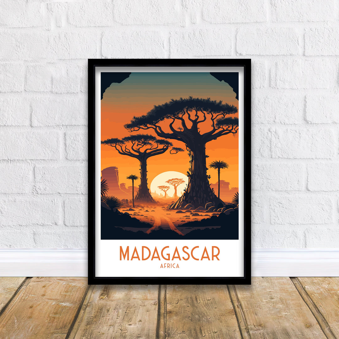 Madagascar Travel Poster