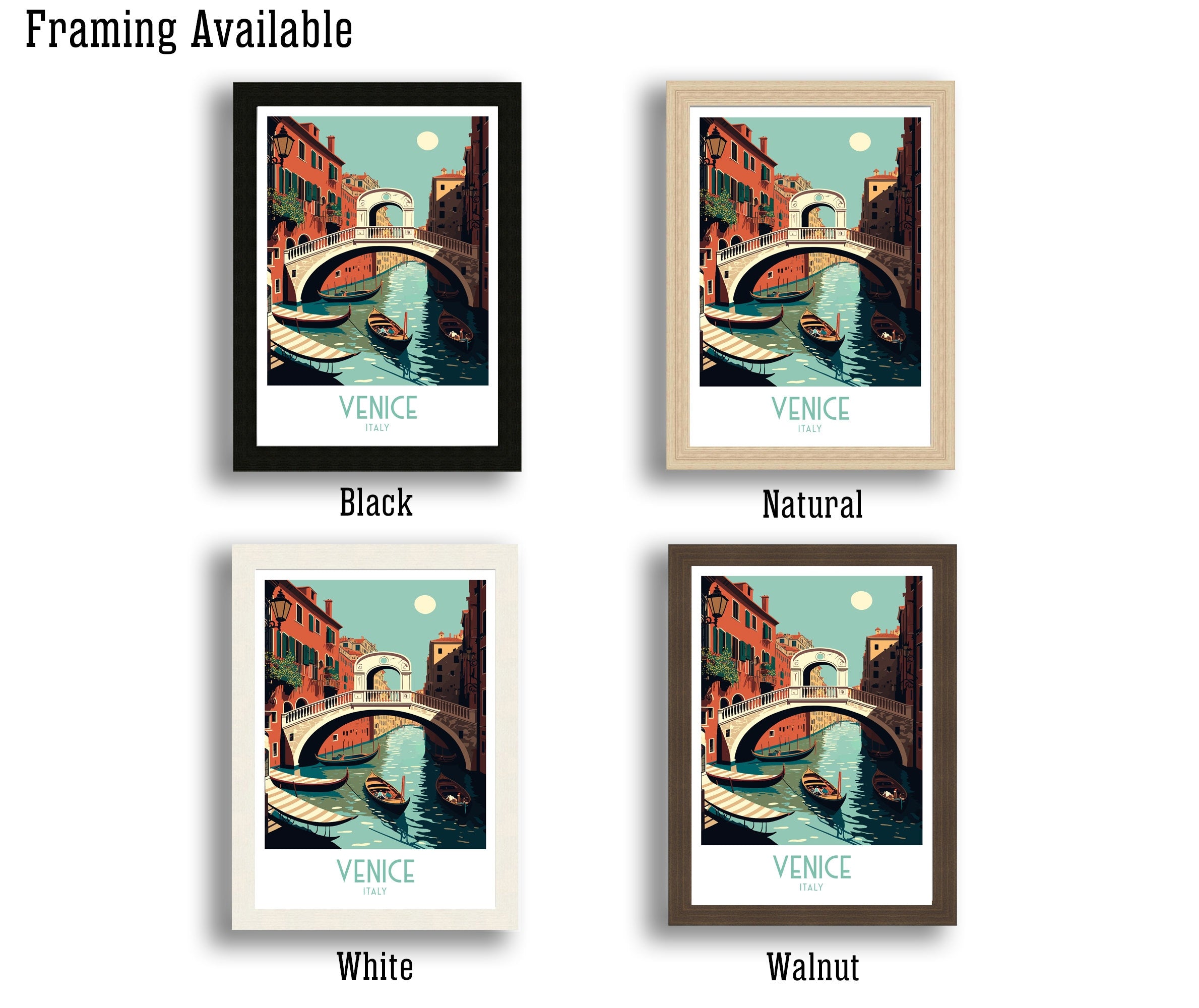 Venice Travel Poster