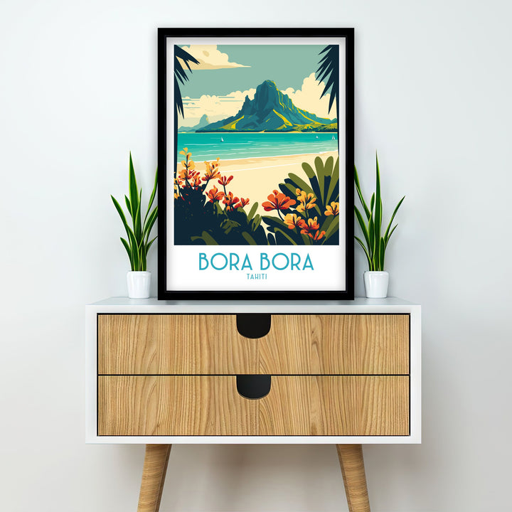 Bora Bora Travel Poster