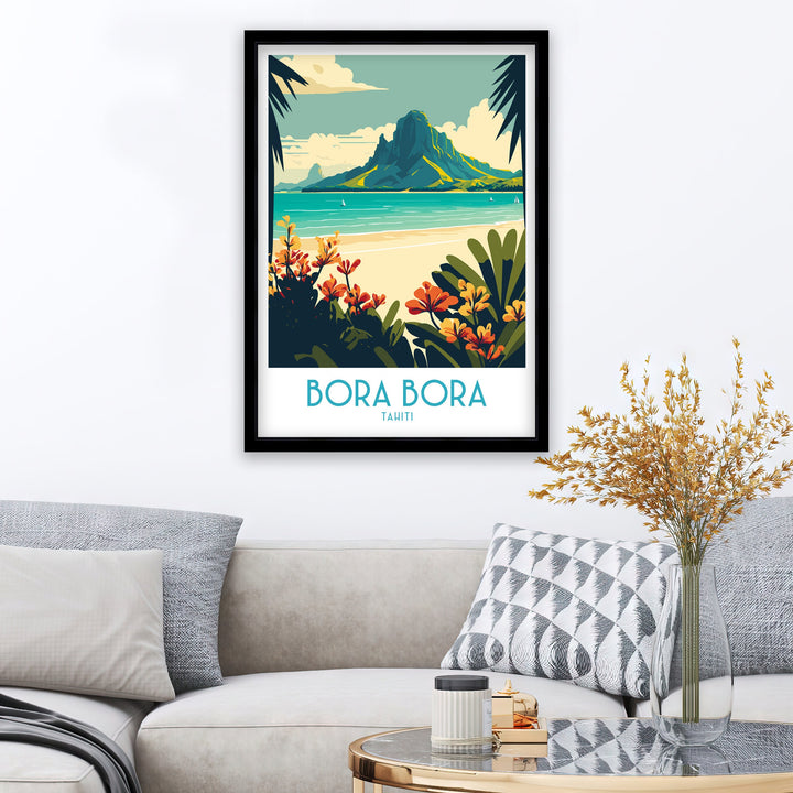 Bora Bora Travel Poster