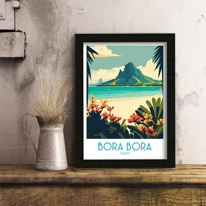 Bora Bora Travel Poster