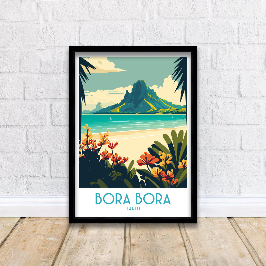 Bora Bora Travel Poster