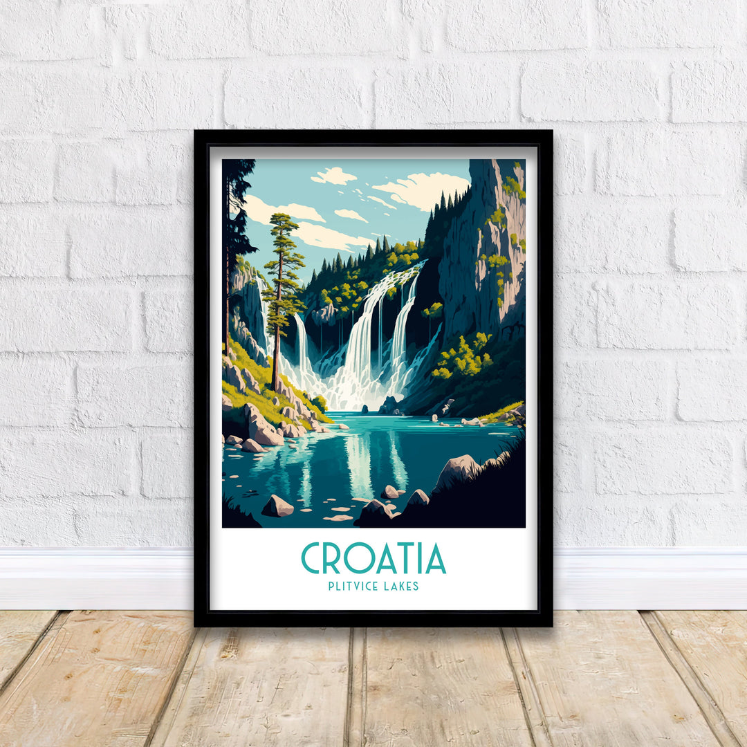 Croatia Travel Poster