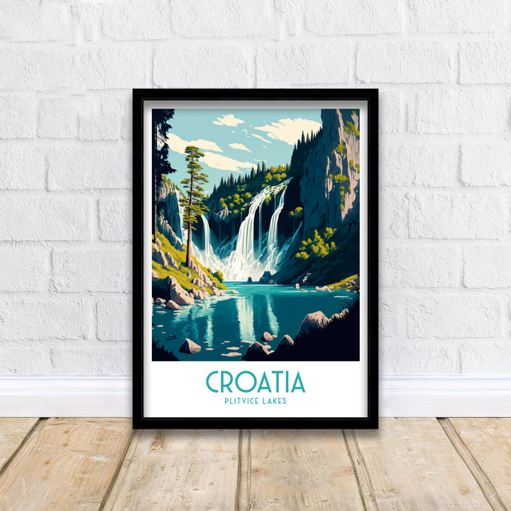 Croatia Travel Poster