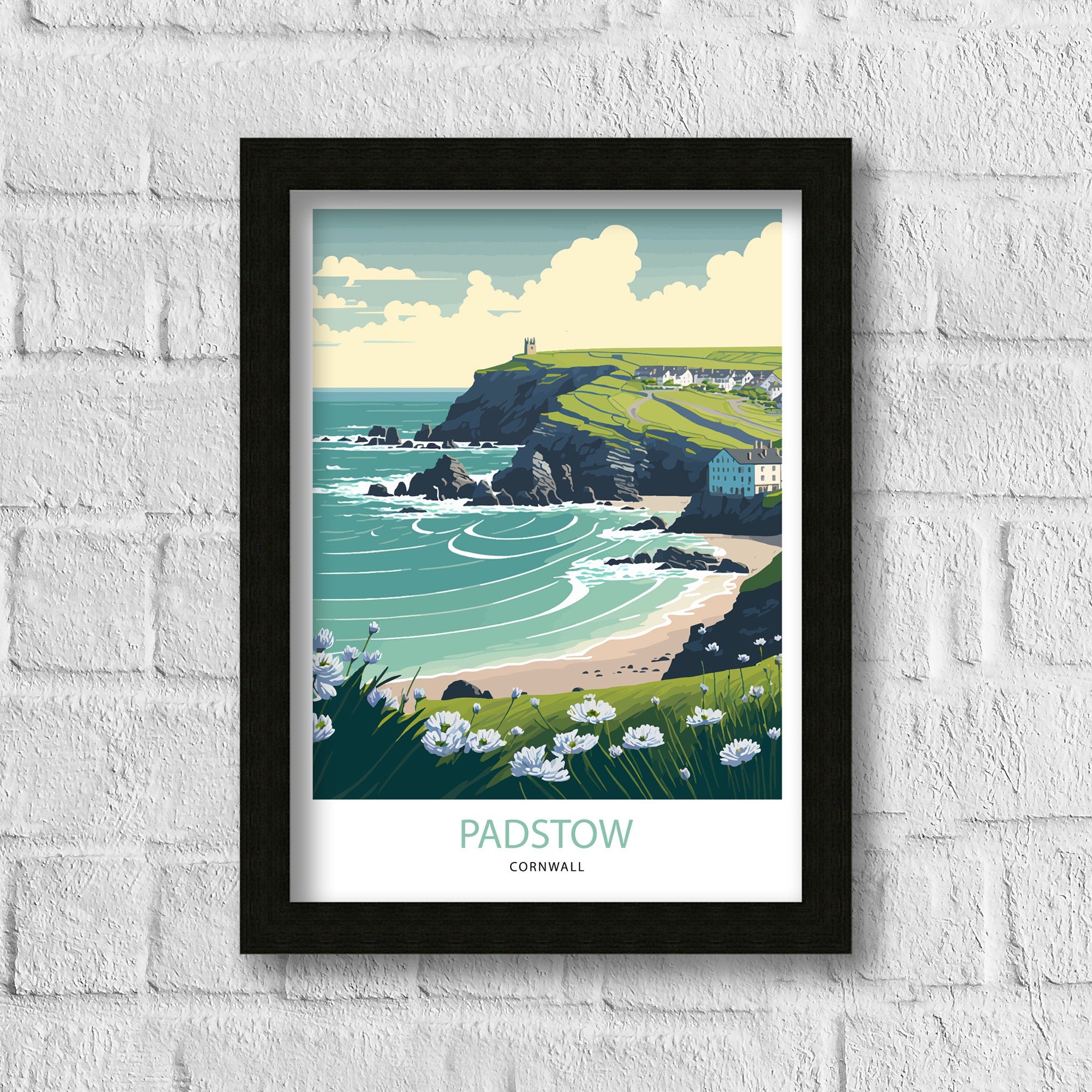 Padstow Travel Poster