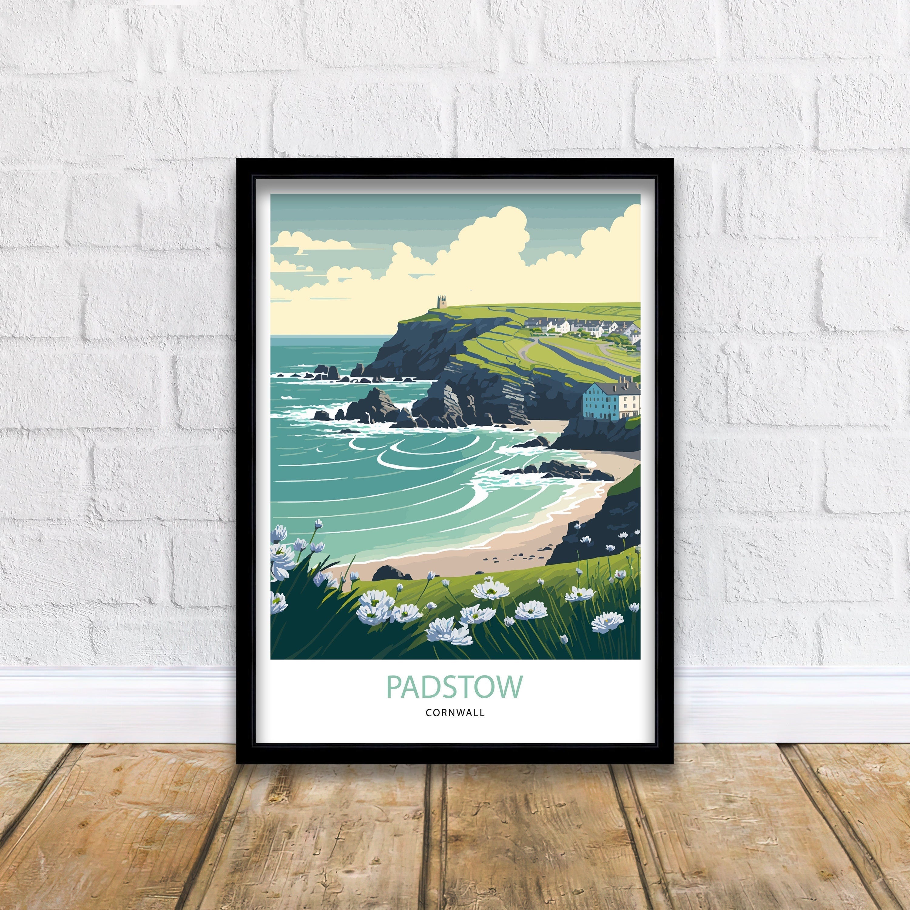 Padstow Travel Poster