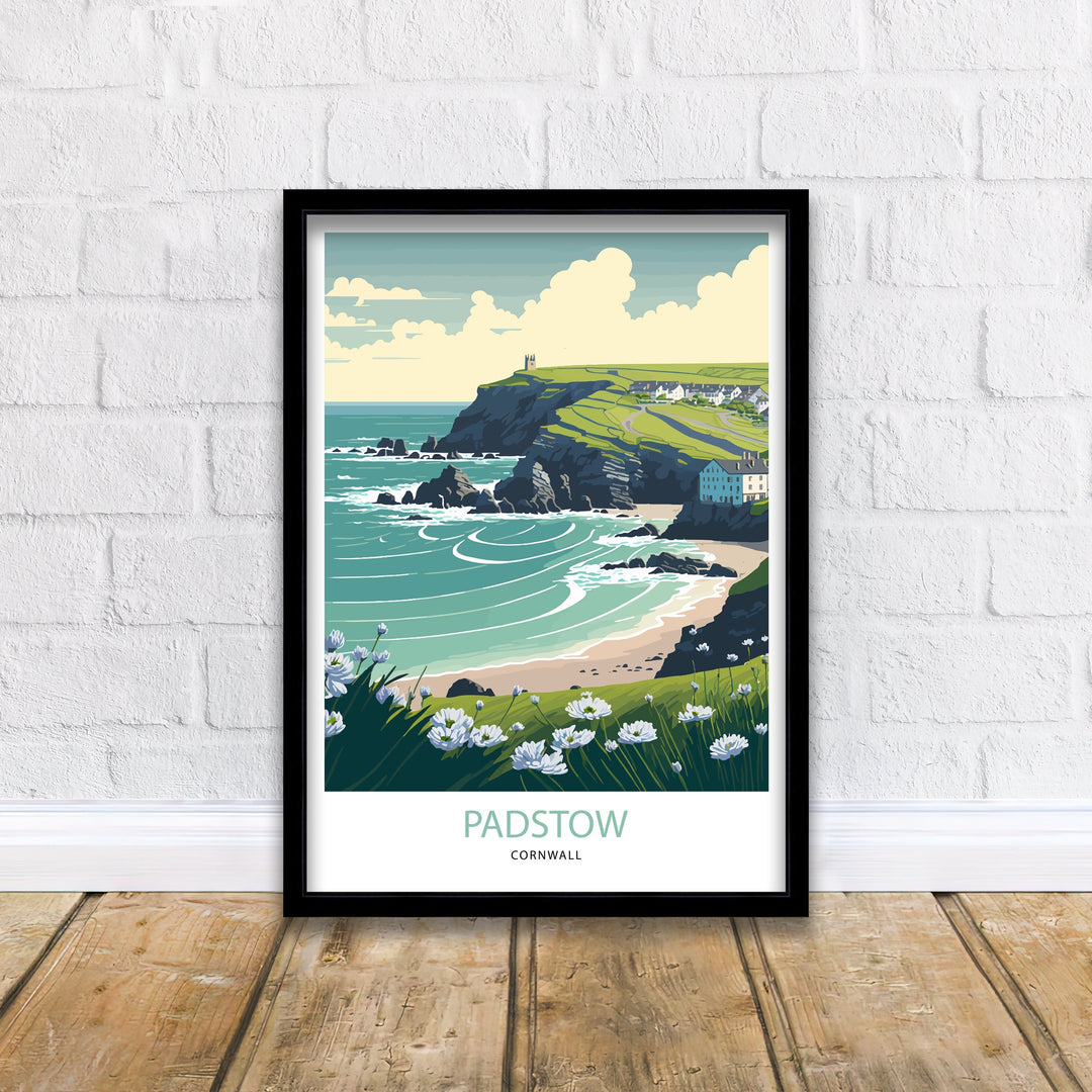 Padstow Travel Poster