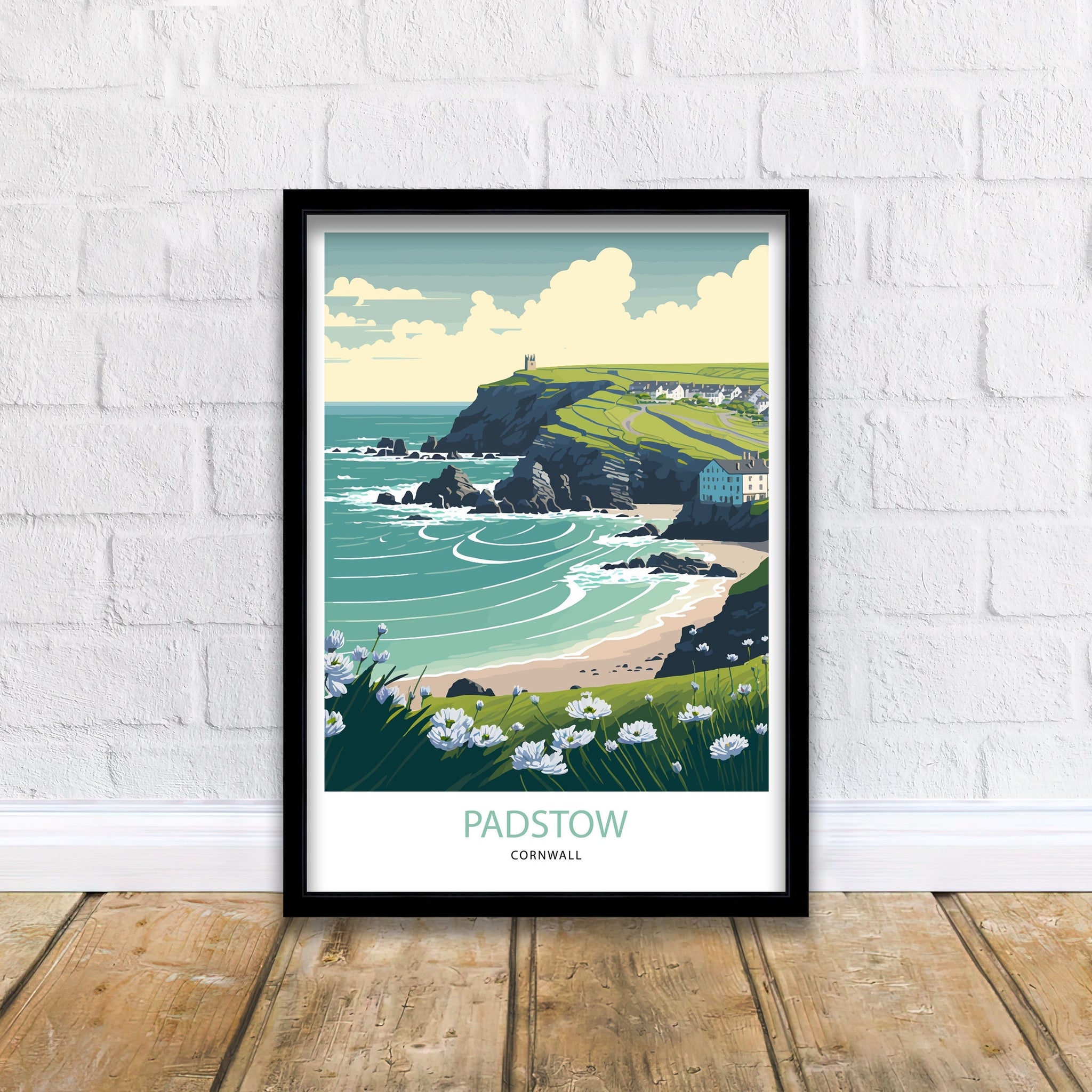 Padstow Travel Poster