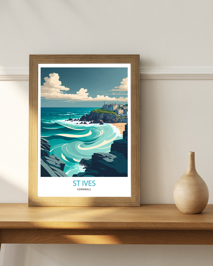 St Ives Travel Poster