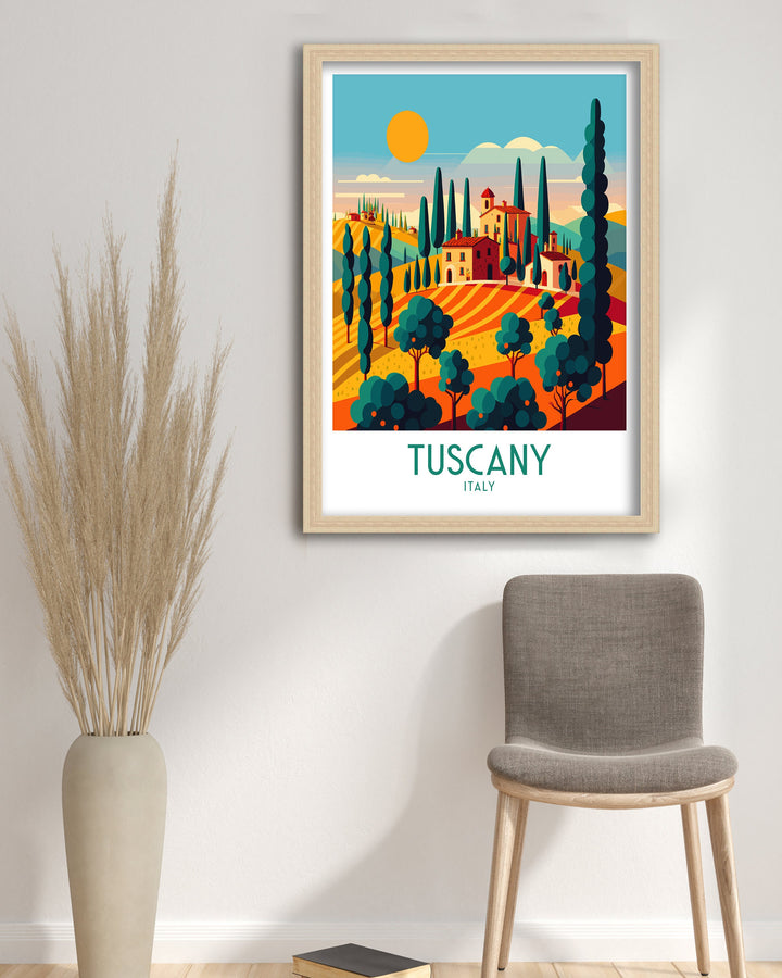 Tuscany Art Poster