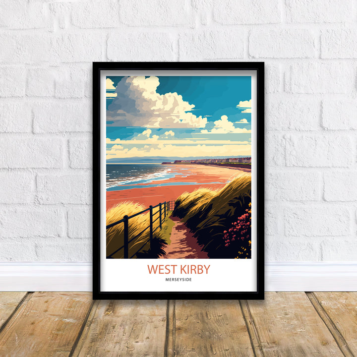 West Kirby Travel Poster