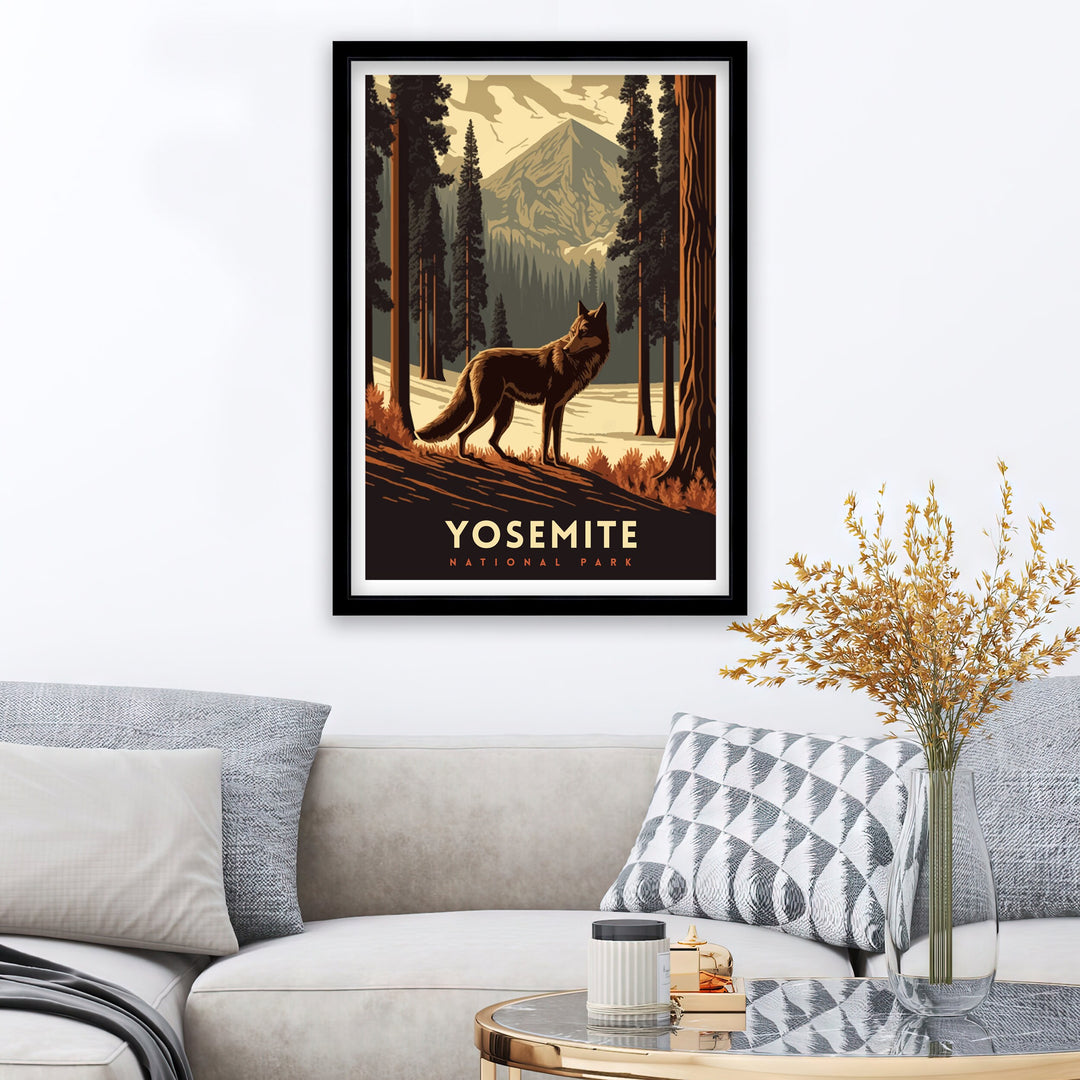 Yosemite National Park Travel Poster