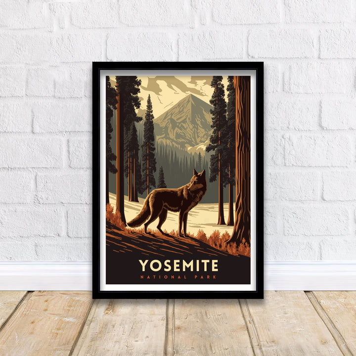 Yosemite National Park Travel Poster