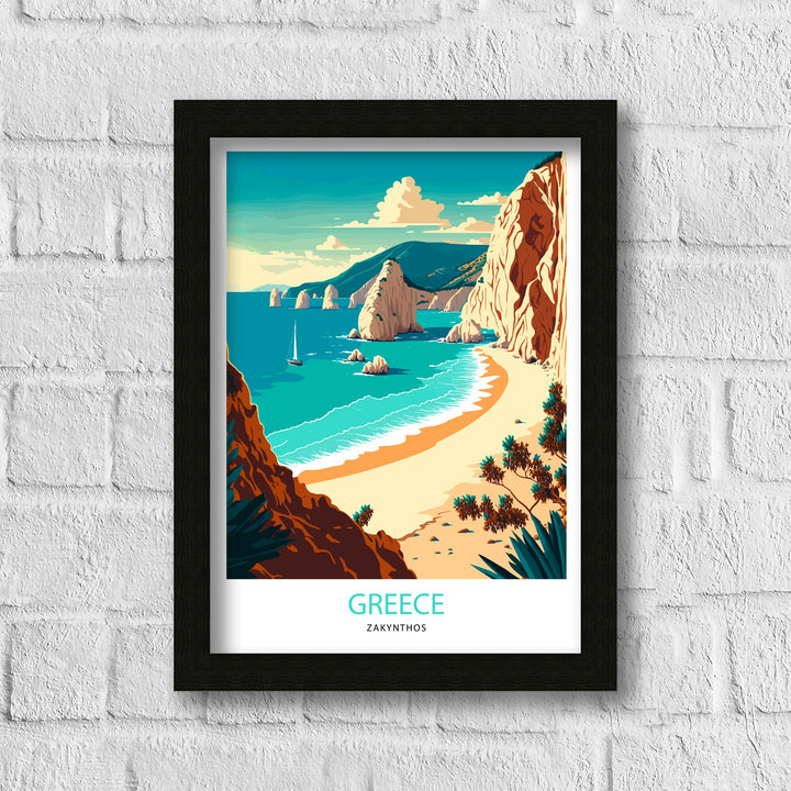 Greece Travel Poster