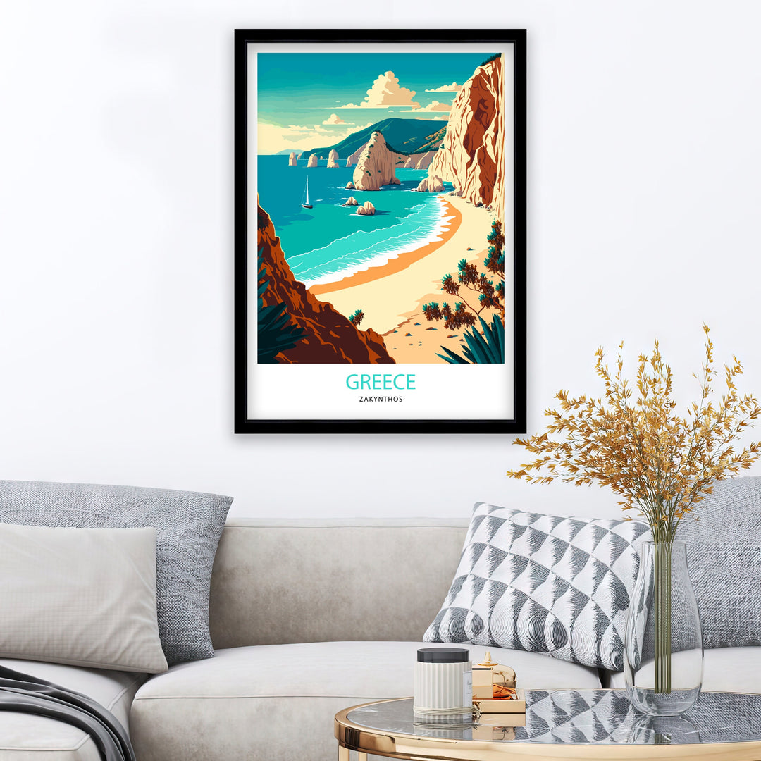 Greece Travel Poster