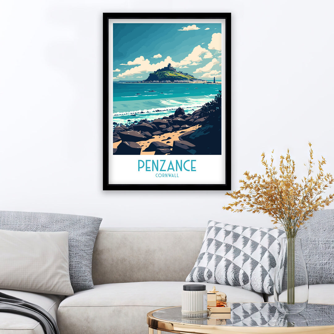 Penzance Travel Poster