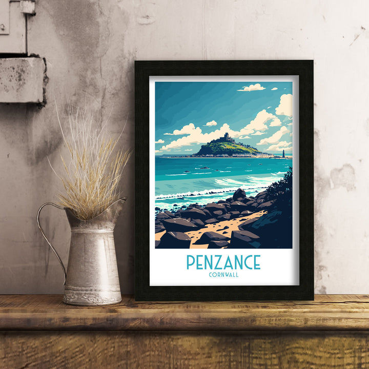 Penzance Travel Poster