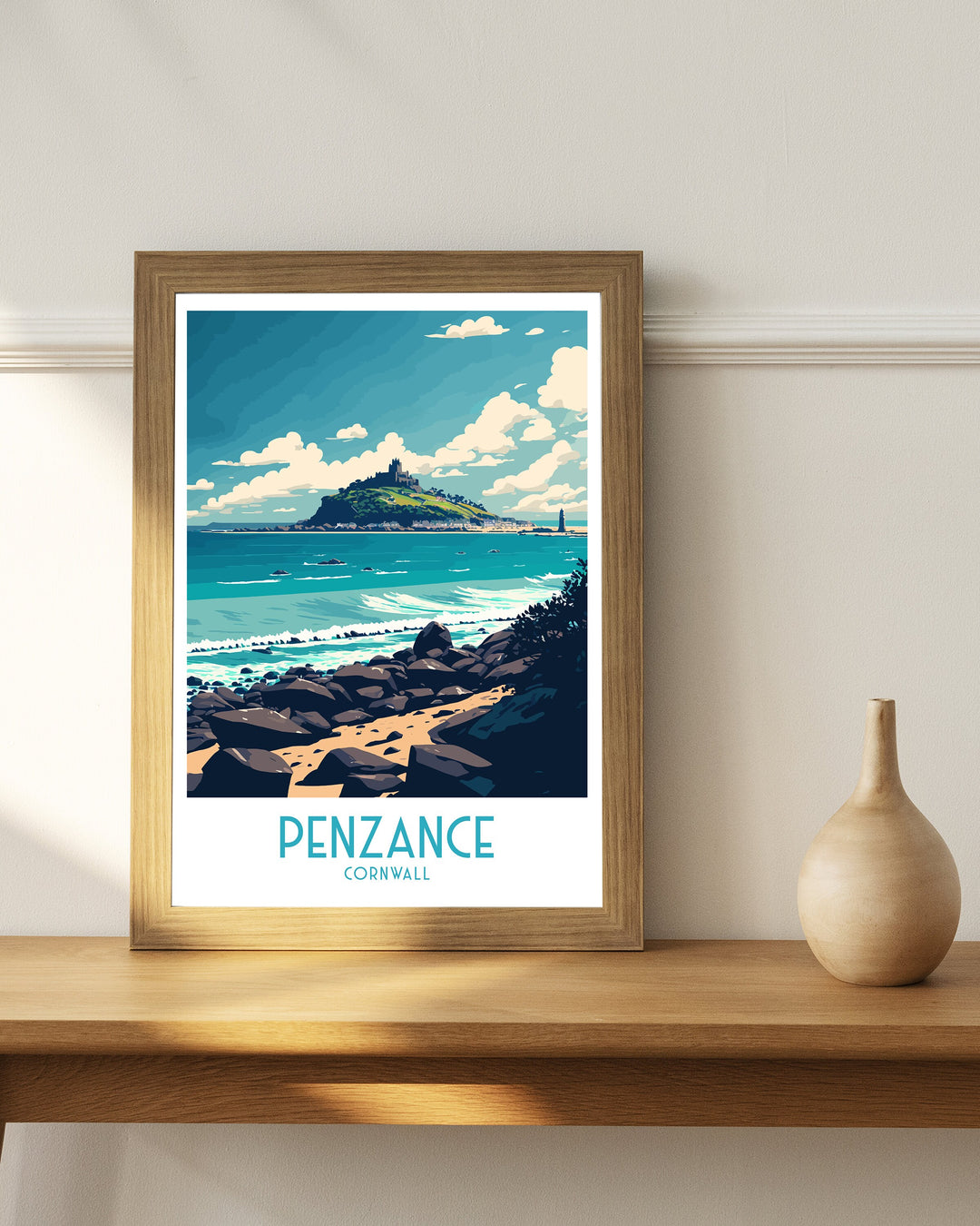 Penzance Travel Poster