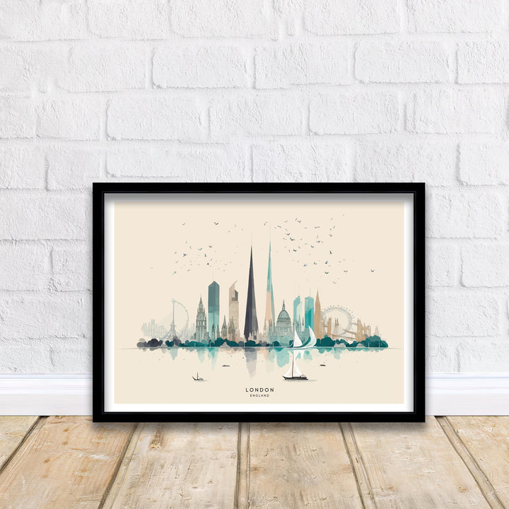 London Skyline Art Poster