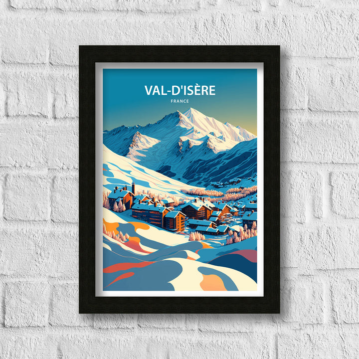 Val d'isere Travel Print