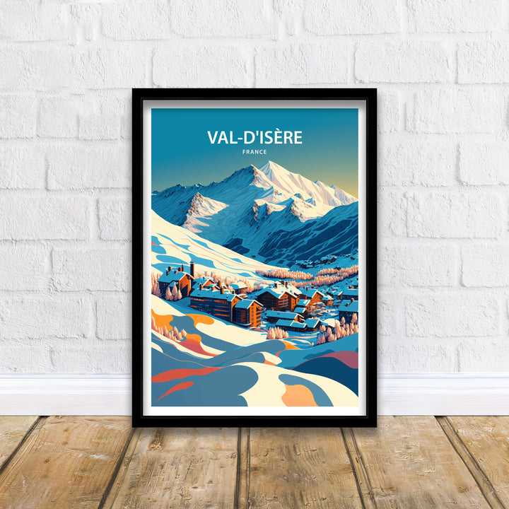 Val d'isere Travel Poster