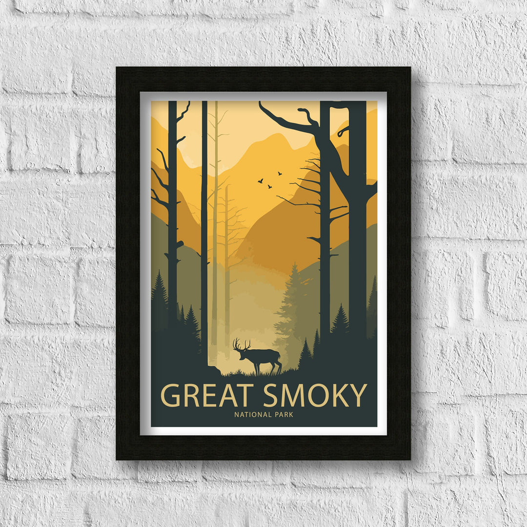 Great Smoky Mountain Travel Poster