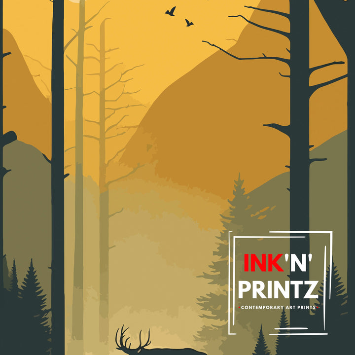 Great Smoky Mountain Travel Poster