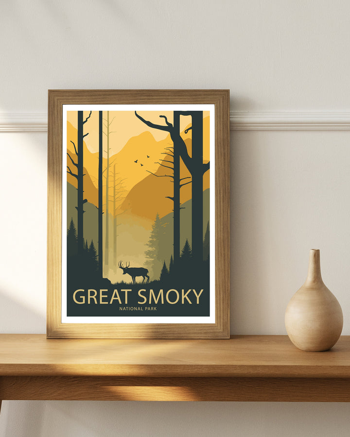 Great Smoky Mountain Travel Poster