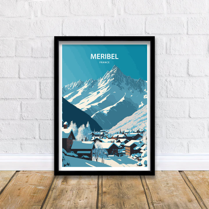 Meribel Travel Print