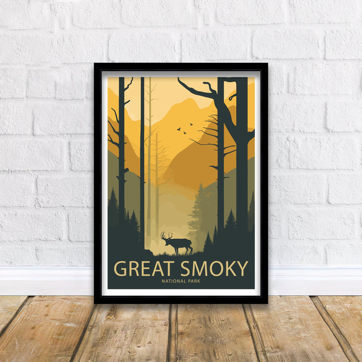 Great Smoky Mountain Travel Poster