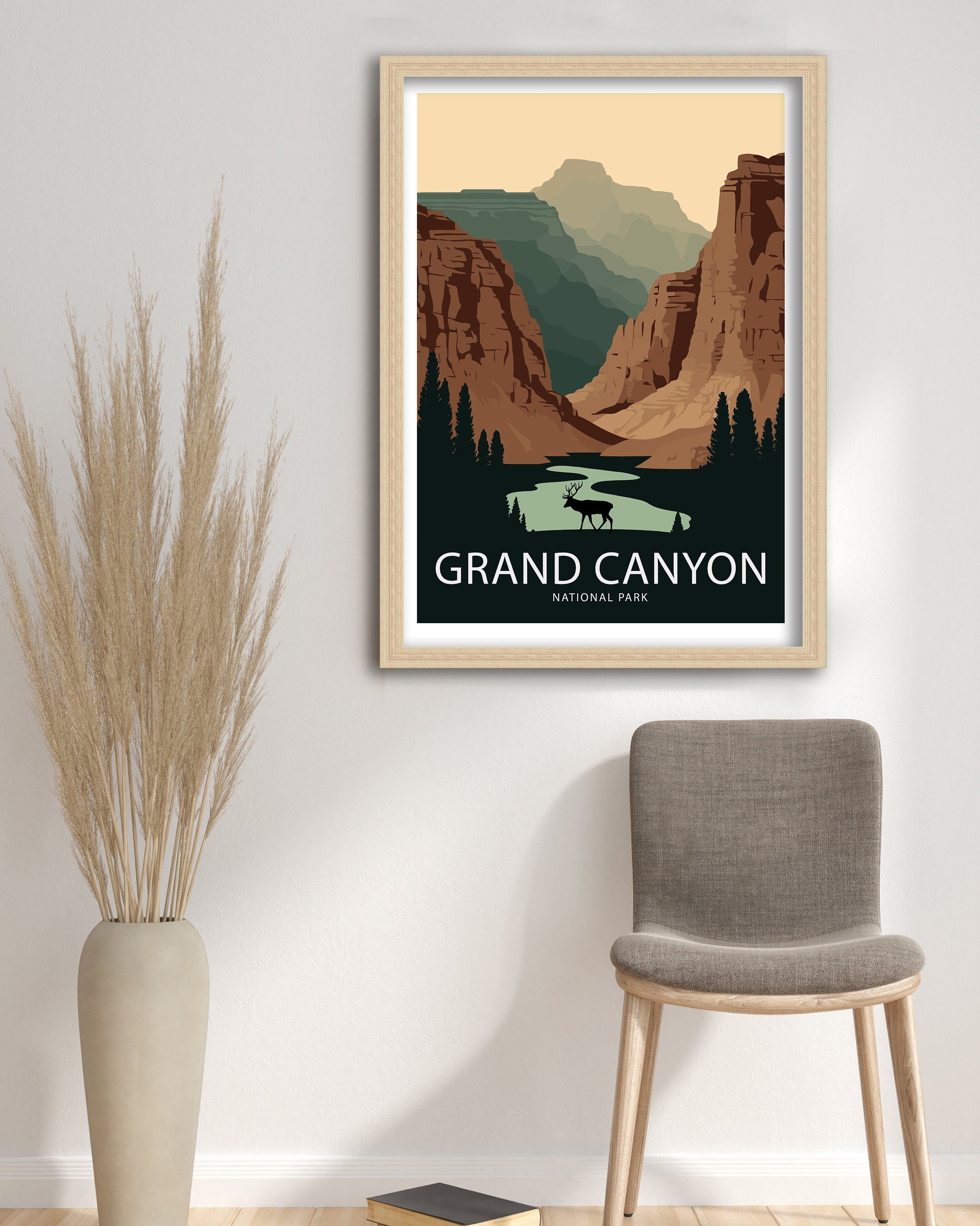 Grand Canyon National Park Travel Poster | Arizona Wall Art