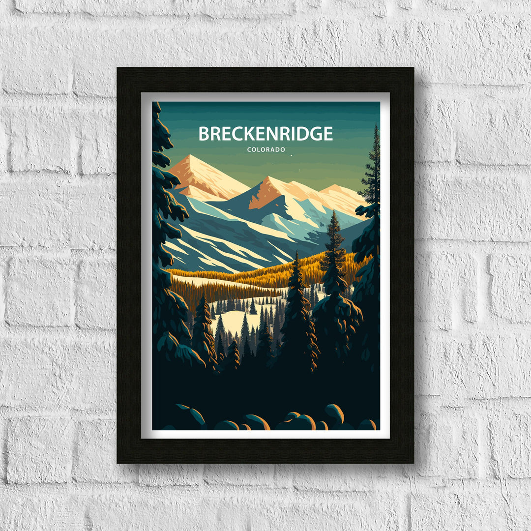 Breckenridge Travel Poster