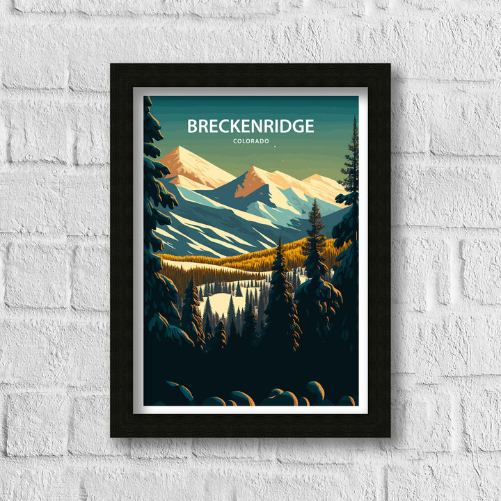 Breckenridge Travel Print