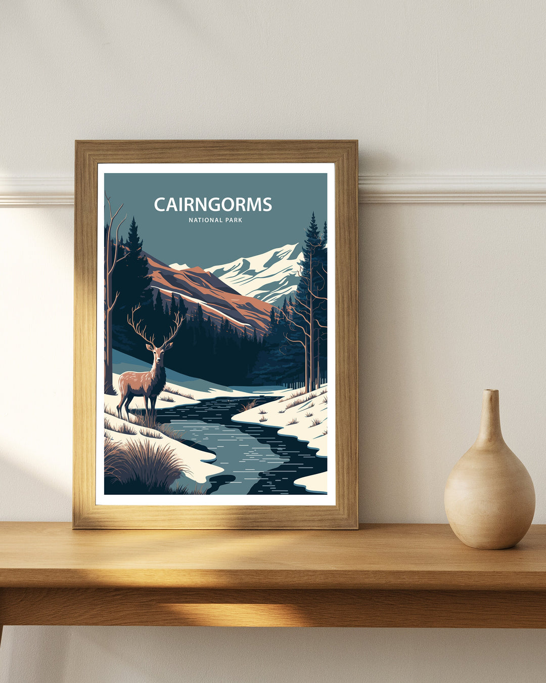 Cairngorms National Park Travel Poster