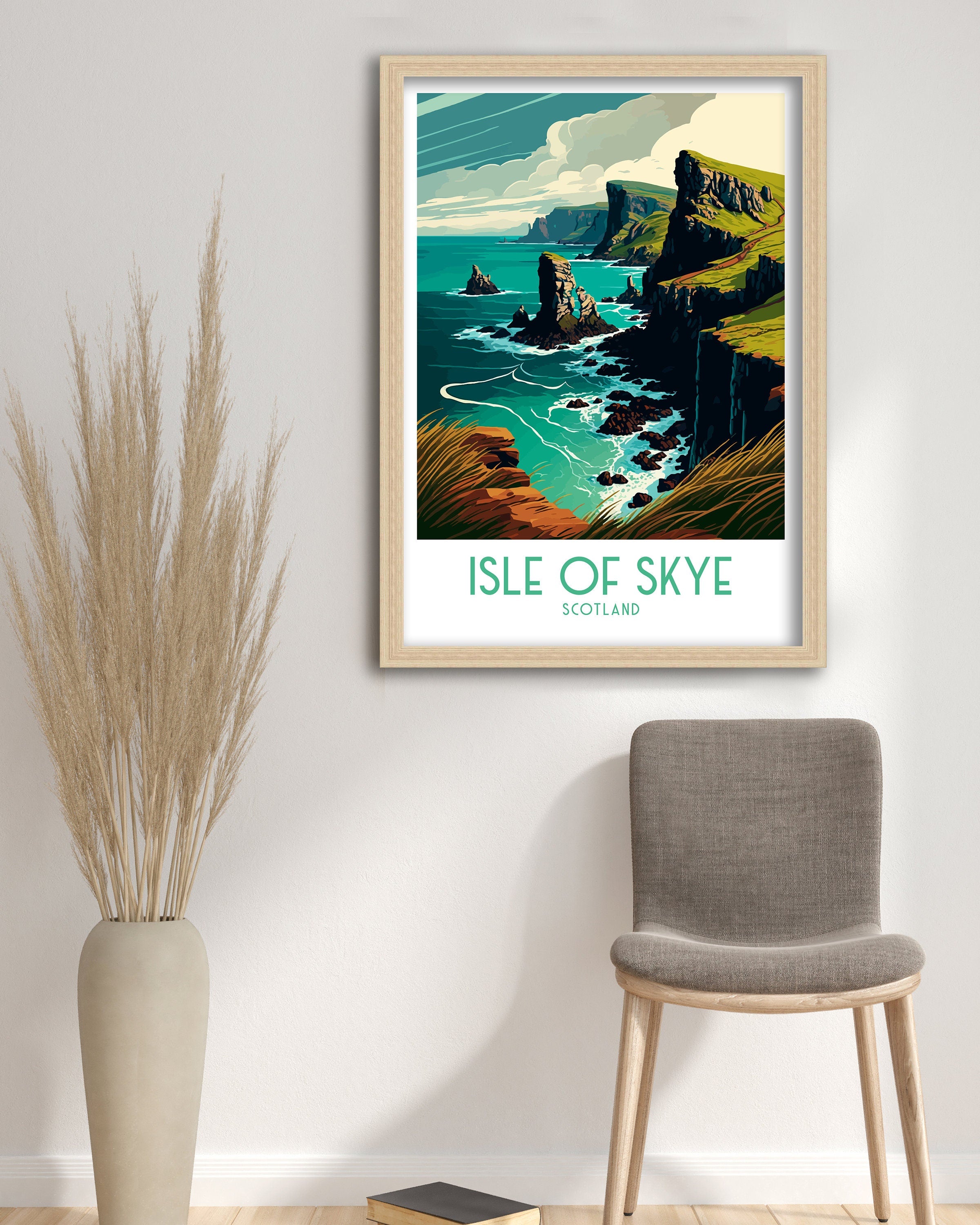 Isle Of Skye Art Print | Scotland Travel Poster