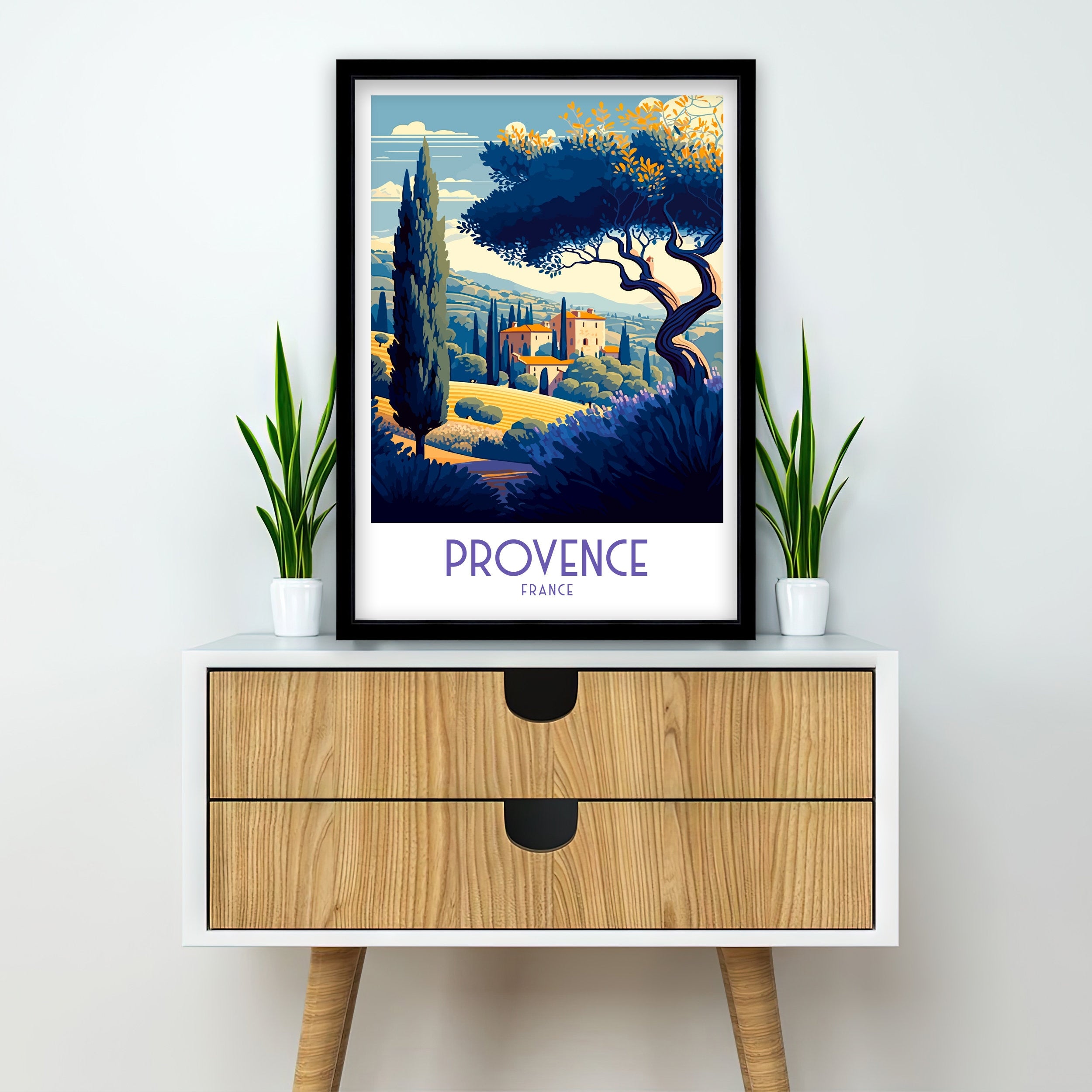 Provence France Travel Print | Landscape Wall Art
