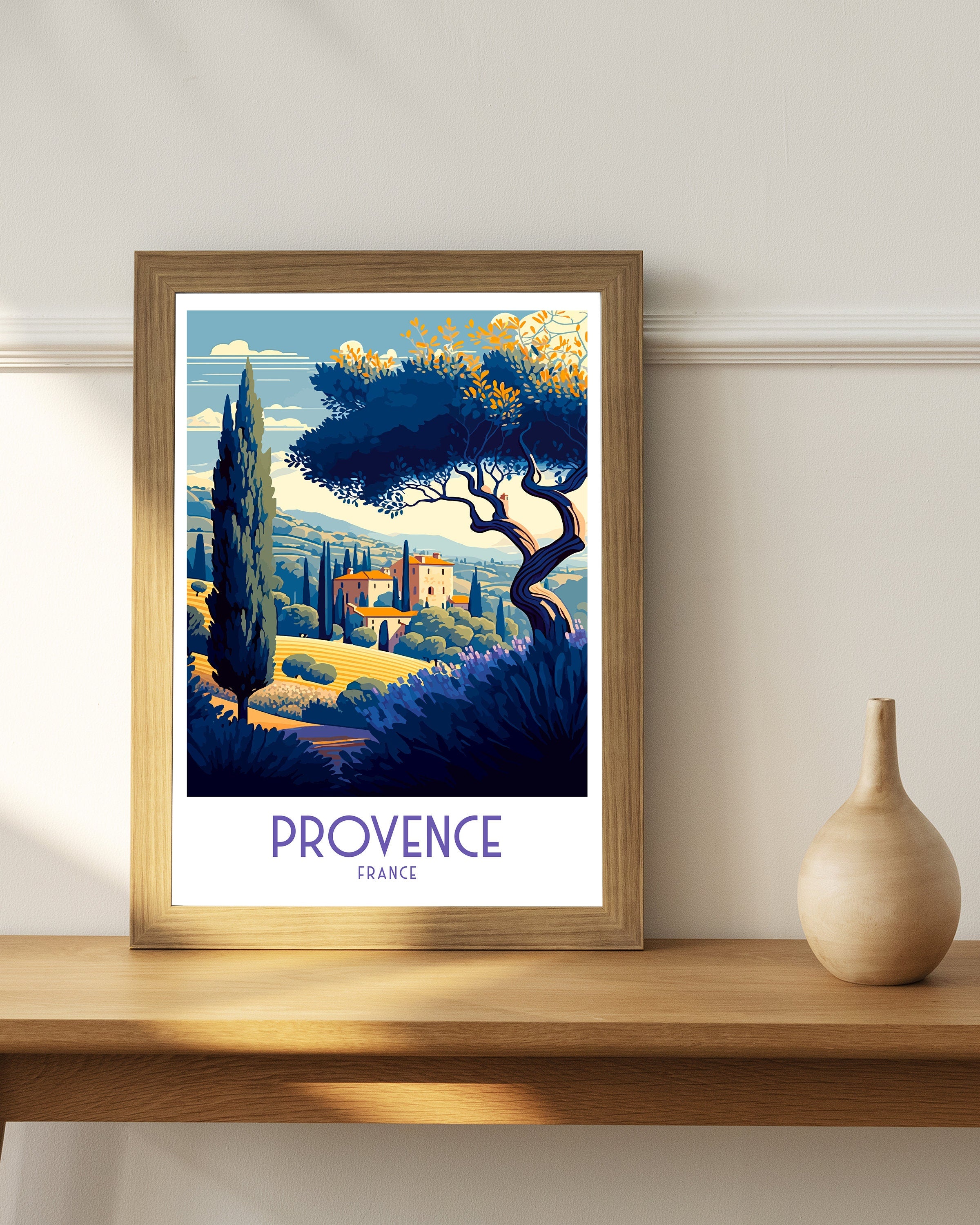 Provence France Travel Print | Landscape Wall Art