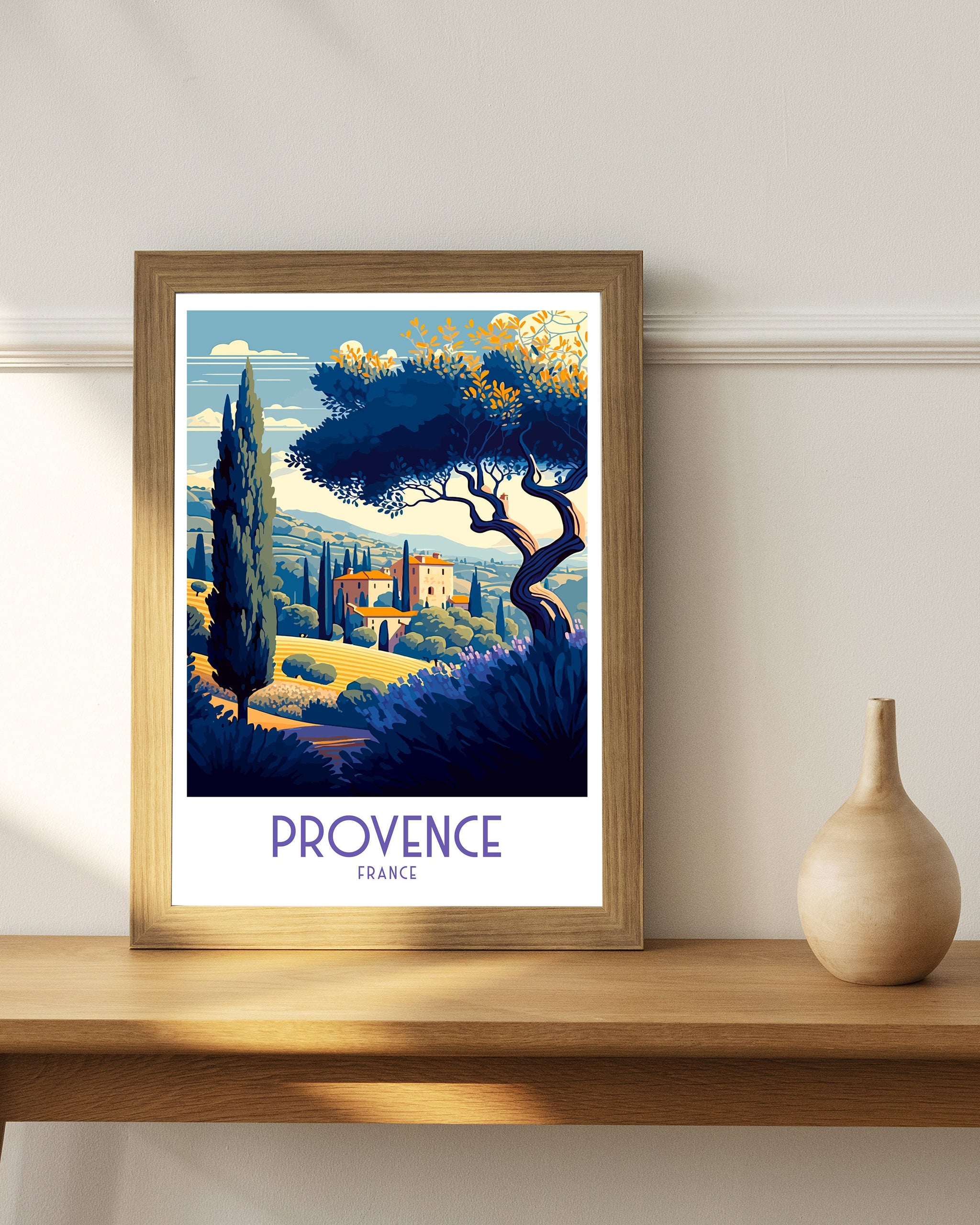 Provence France Travel Print | Landscape Wall Art